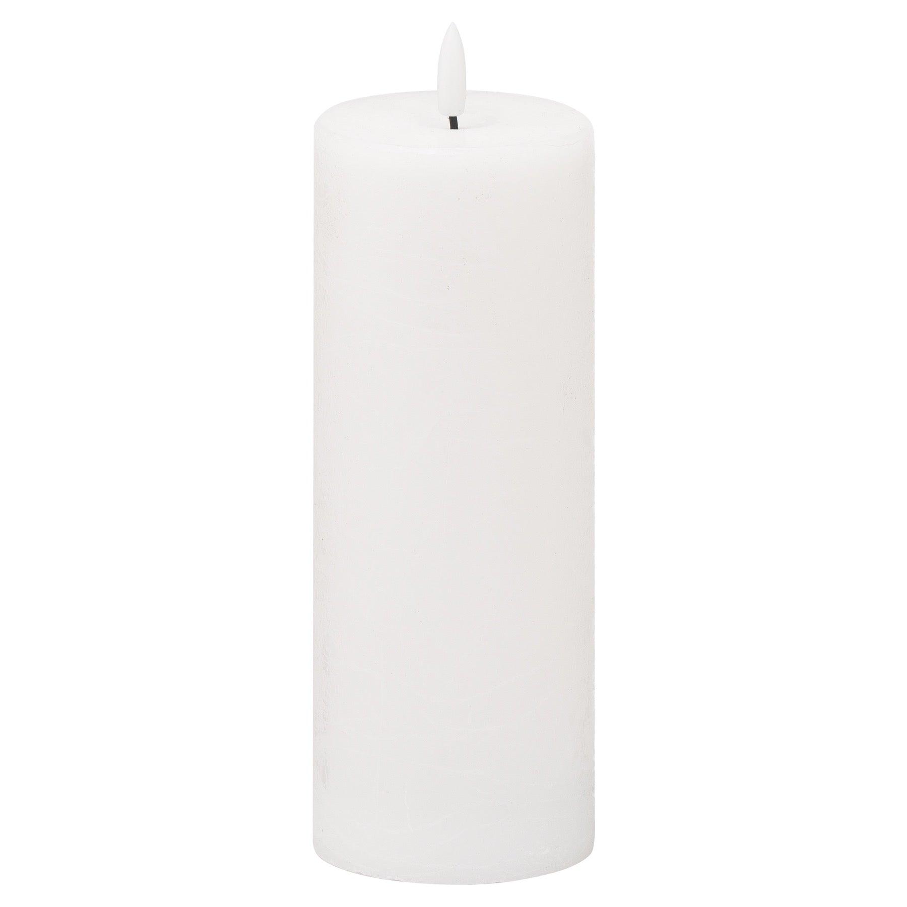 View Luxe Collection Natural Glow 3x8 LED White Candle information