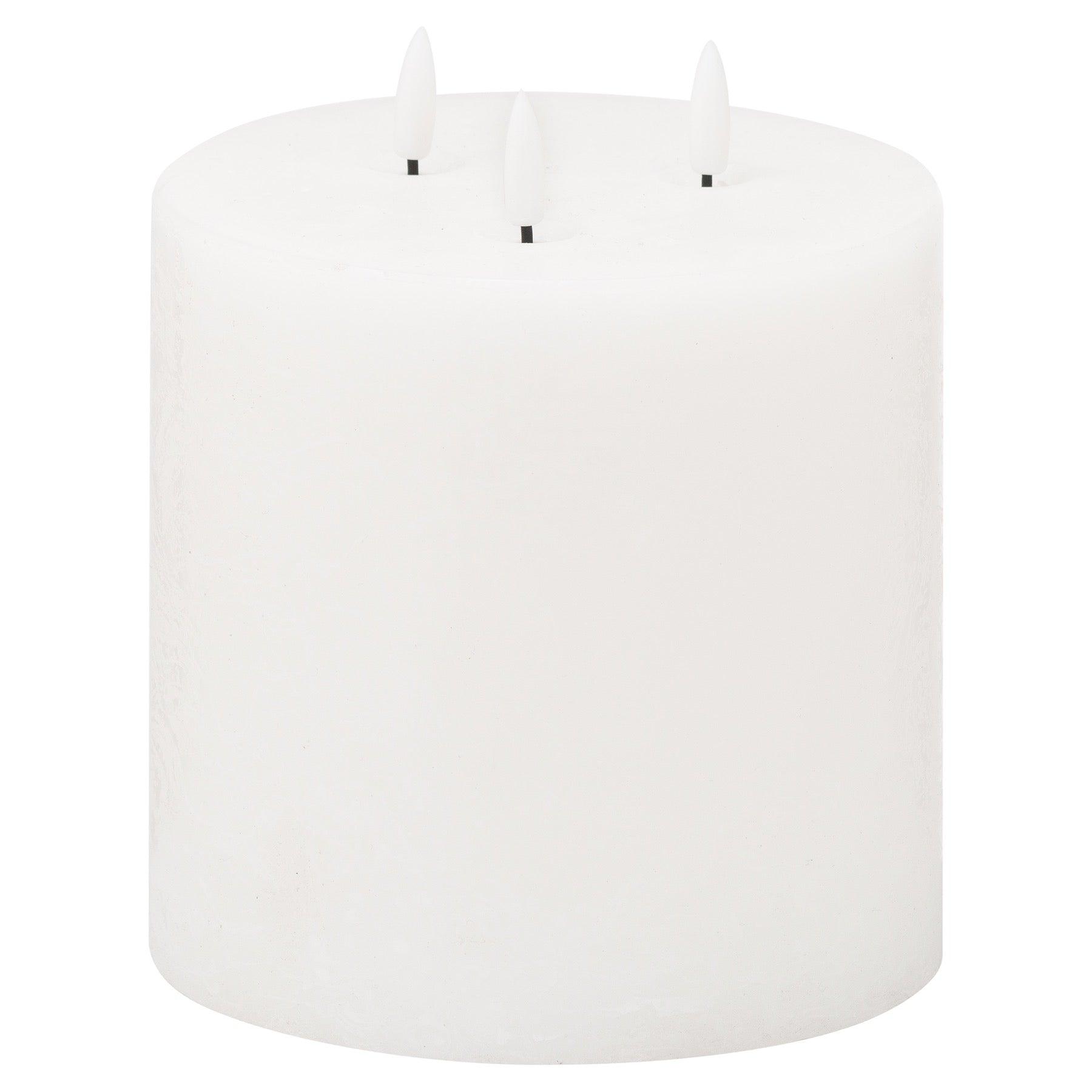 View Luxe Collection Natural Glow 6x6 LED White Candle information
