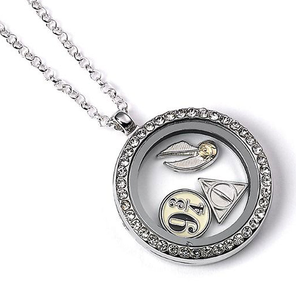 View Harry Potter Silver Plated Charm Locket Necklace information