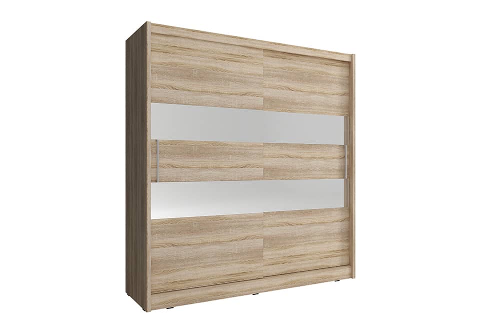 View Maja II Sliding Door Wardrobe 200cm Oak Sonoma 200cm information