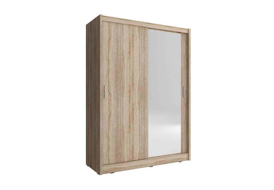 View Maja Sliding Door Wardrobe 130cm Oak Sonoma 130cm One Mirror information