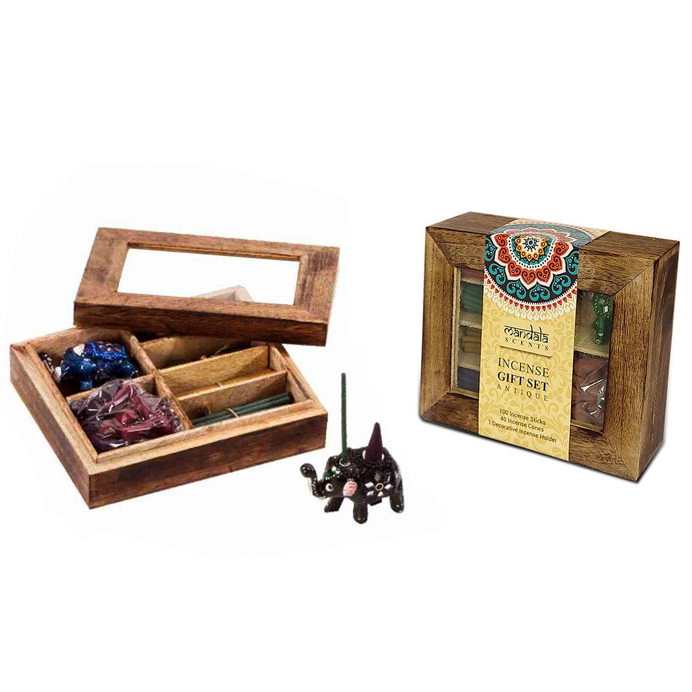 View Mandala Incense Gift Set in Wooden Gift Box information