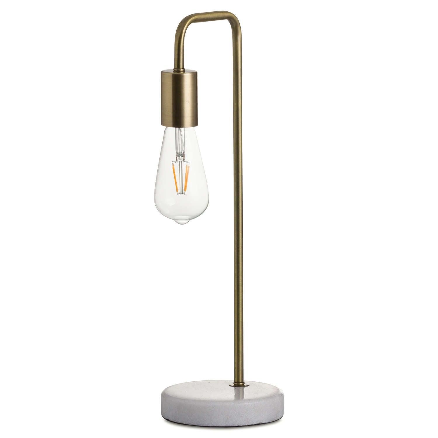View Marble And Brass Industrial Desk Lamp information