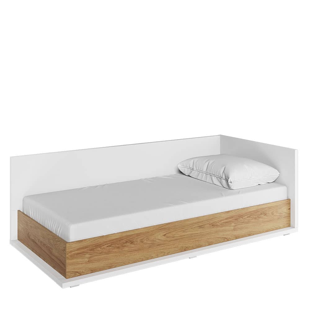 View Massi MS09 Bed Natural Hickory Right 90 x 200cm information