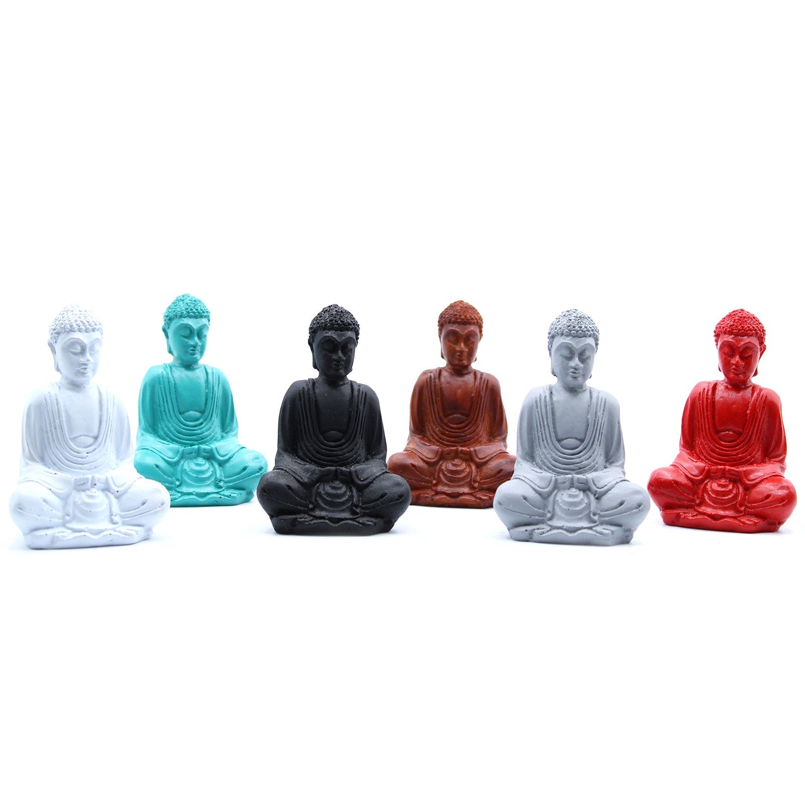 View Matt Mini Buddha Assorted Colours information