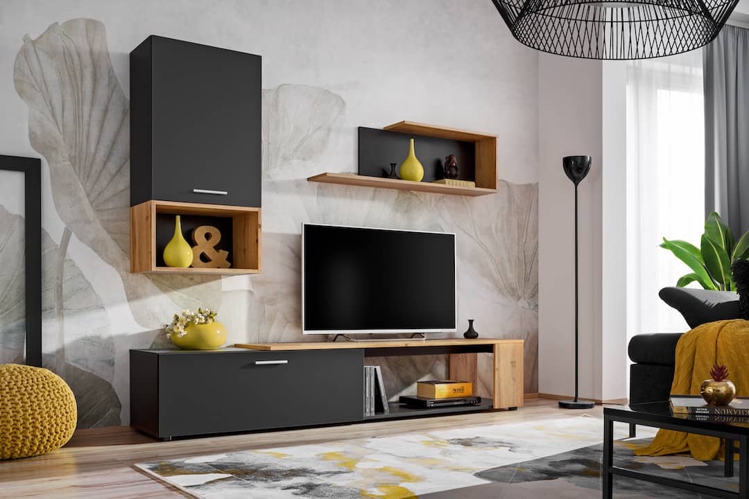 View Maze II TV Entertainment Unit Black 200cm information