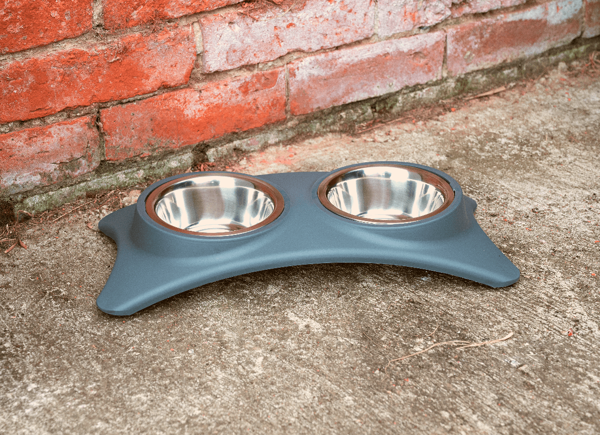 View Medium Double Feeding Pet Bowls information