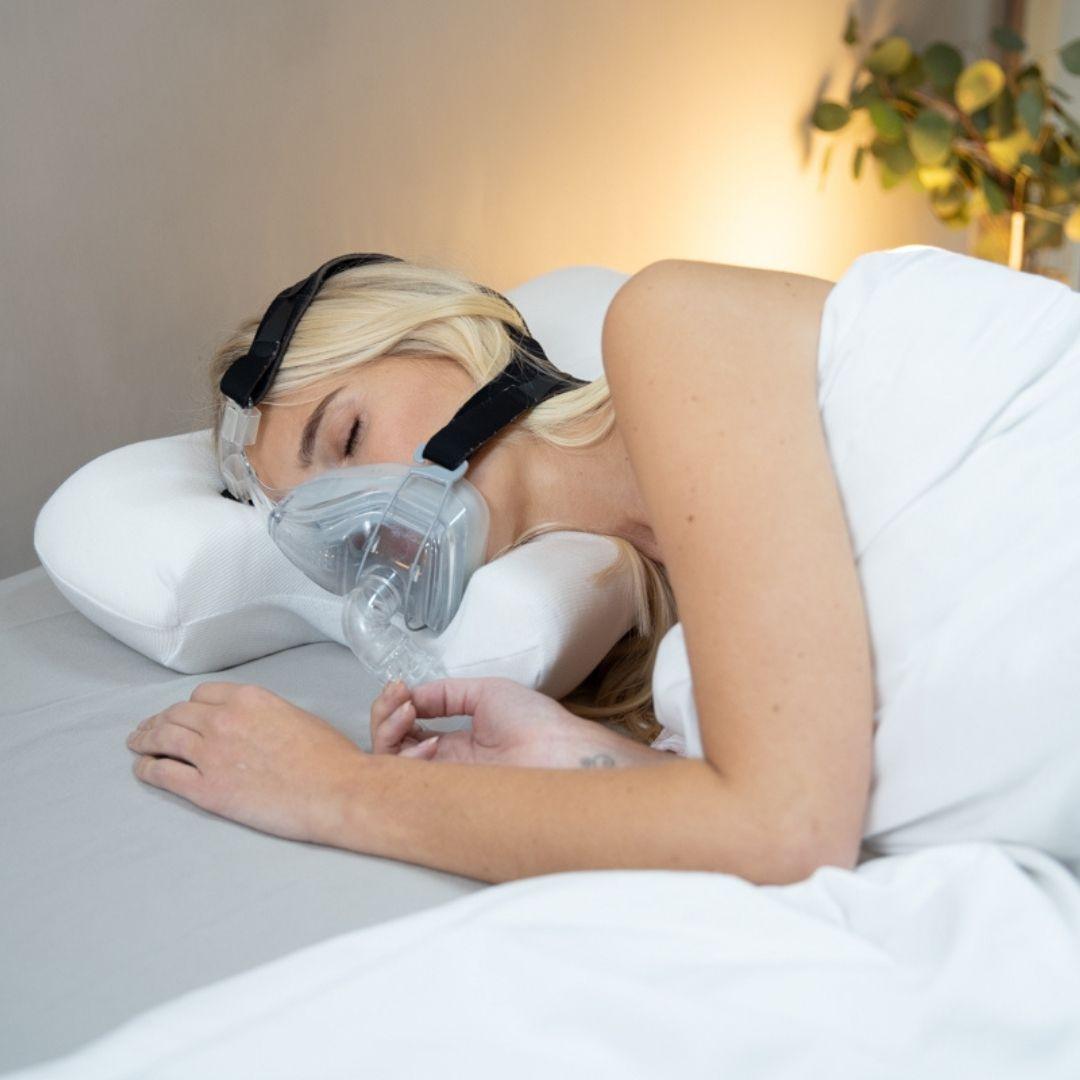 View Memory Foam Advanced CPAP Pillow Sleep Apnoea Medium Royal information