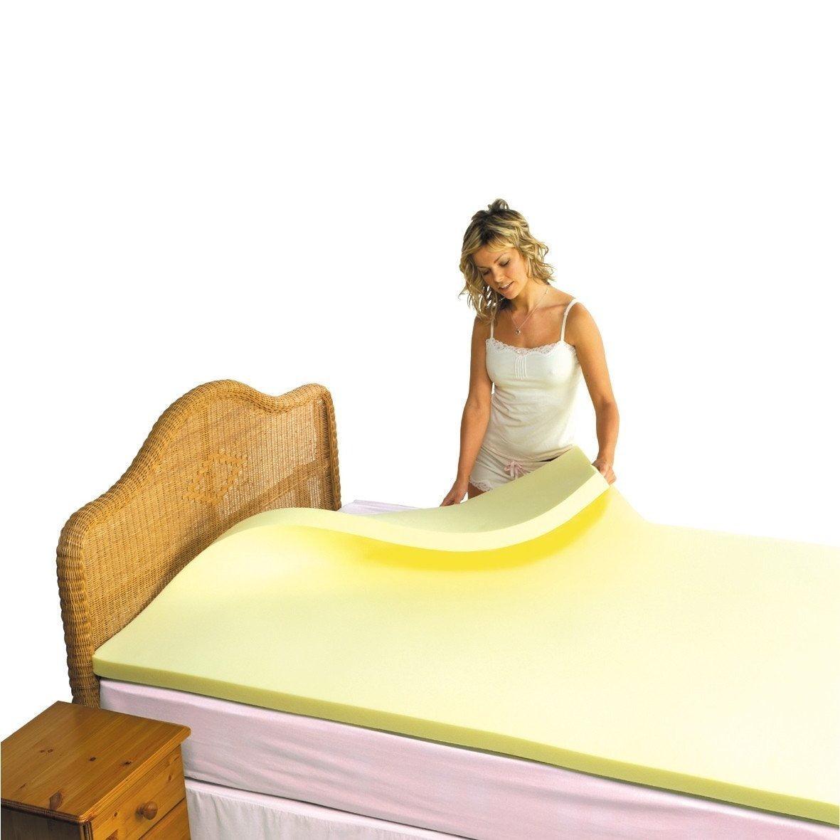 View Memory Foam Mattress Topper High Density Superking No information