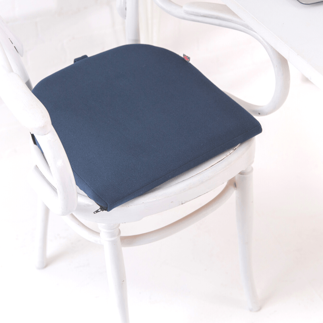 View Memory Foam Wedge Car Office 3 ¾ Seat Cushion Blue information