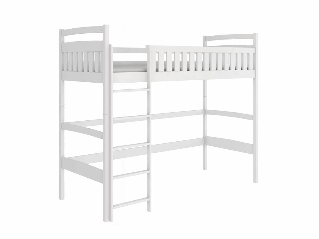 View Mia Loft Bed White FoamBonnell Mattress information