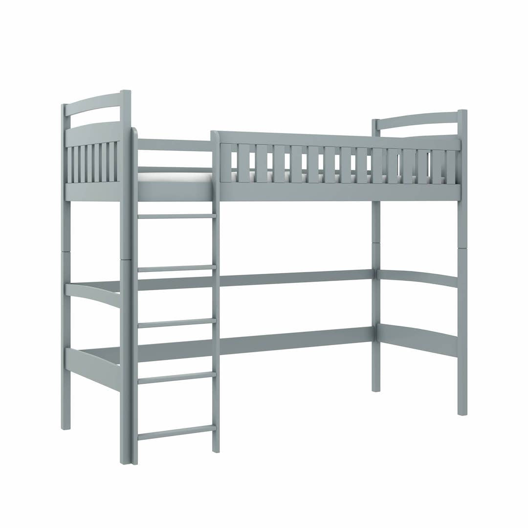 View Mia Loft Bed Grey FoamBonnell Mattress information