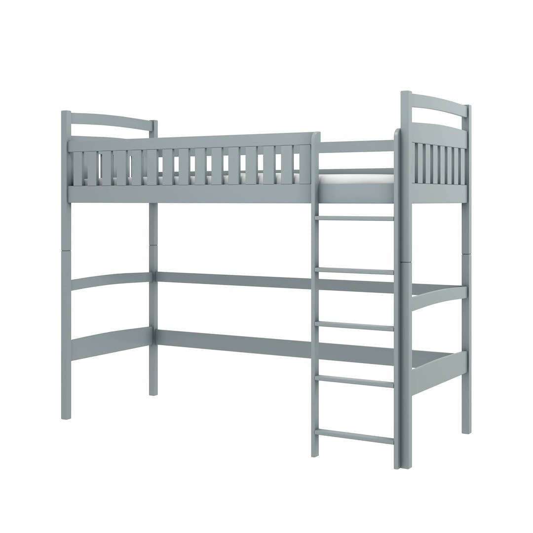 View Mia Loft Bed Grey Foam Mattress information