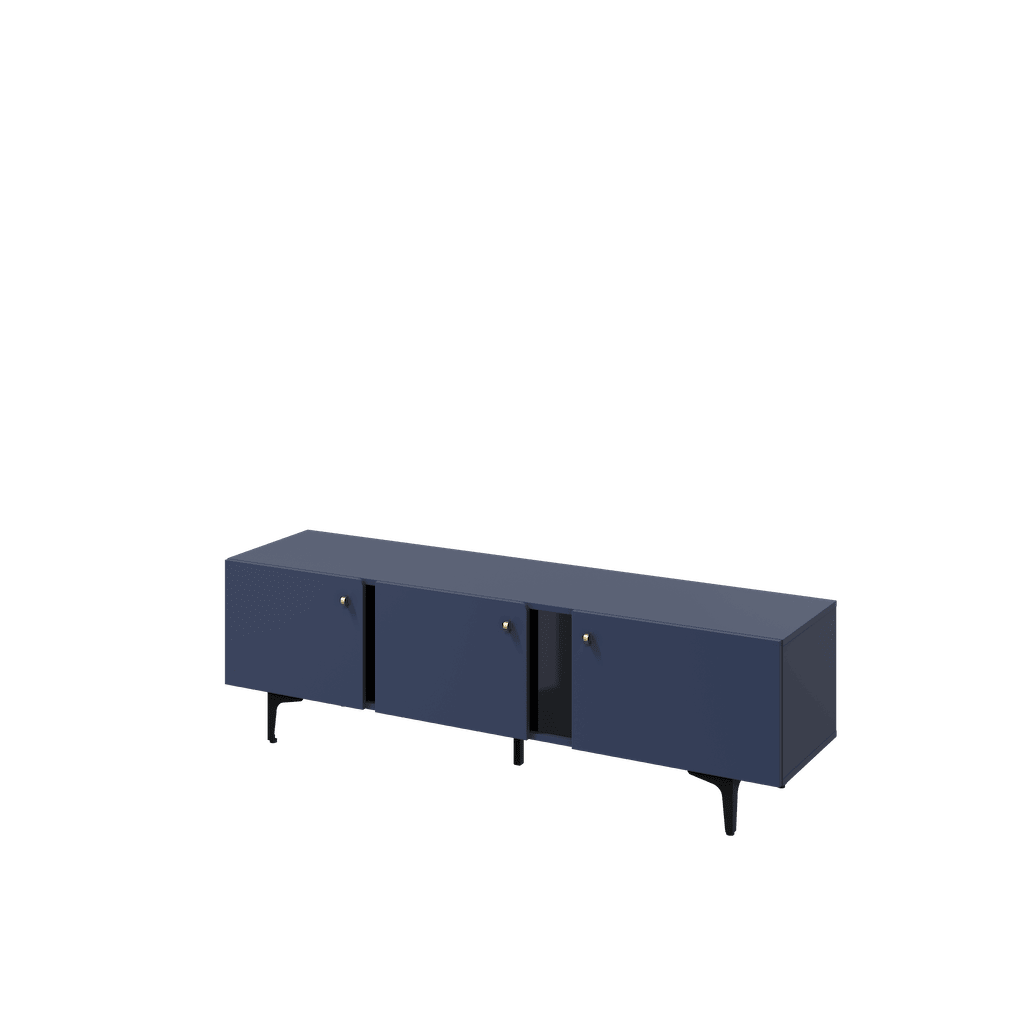 View Milano TV Cabinet 160cm Navy 165cm information