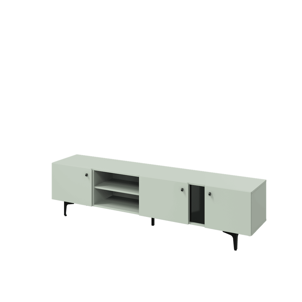 View Milano TV Cabinet 200cm Sage Green 200cm information