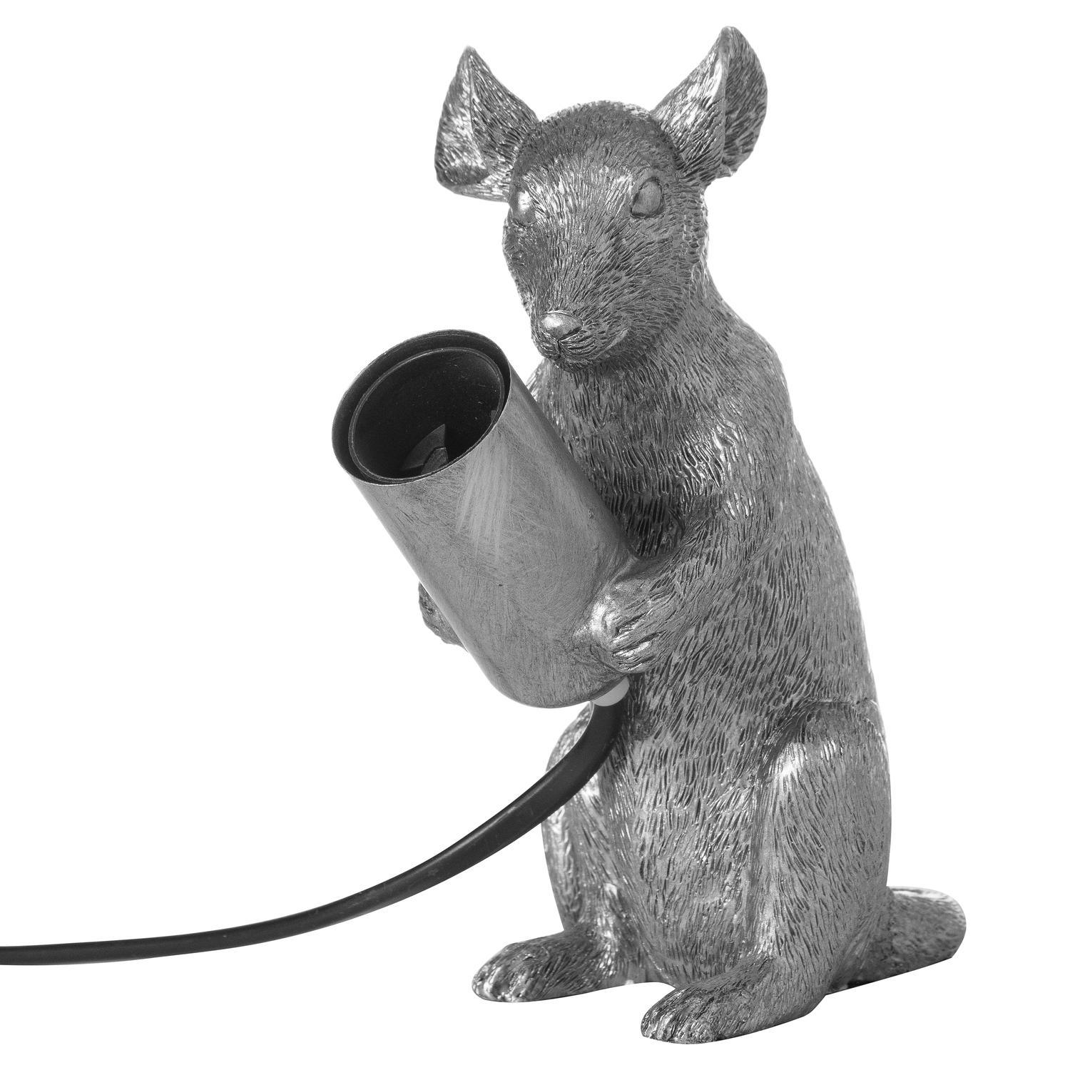 View Milton The Mouse Silver Table Lamp information