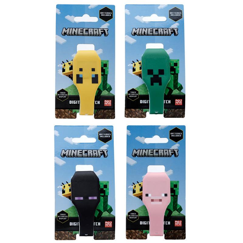 View Minecraft Faces Silicone Digital Watch information