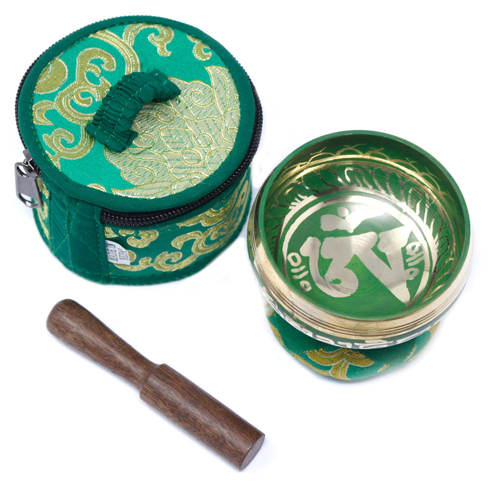 View Mini Singing Bowl Gift Set Green information