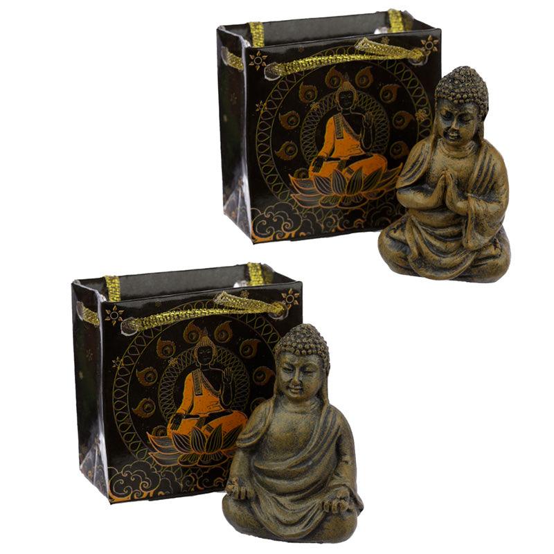 View Mini Thai Buddha Figurine in a Gift Bag information