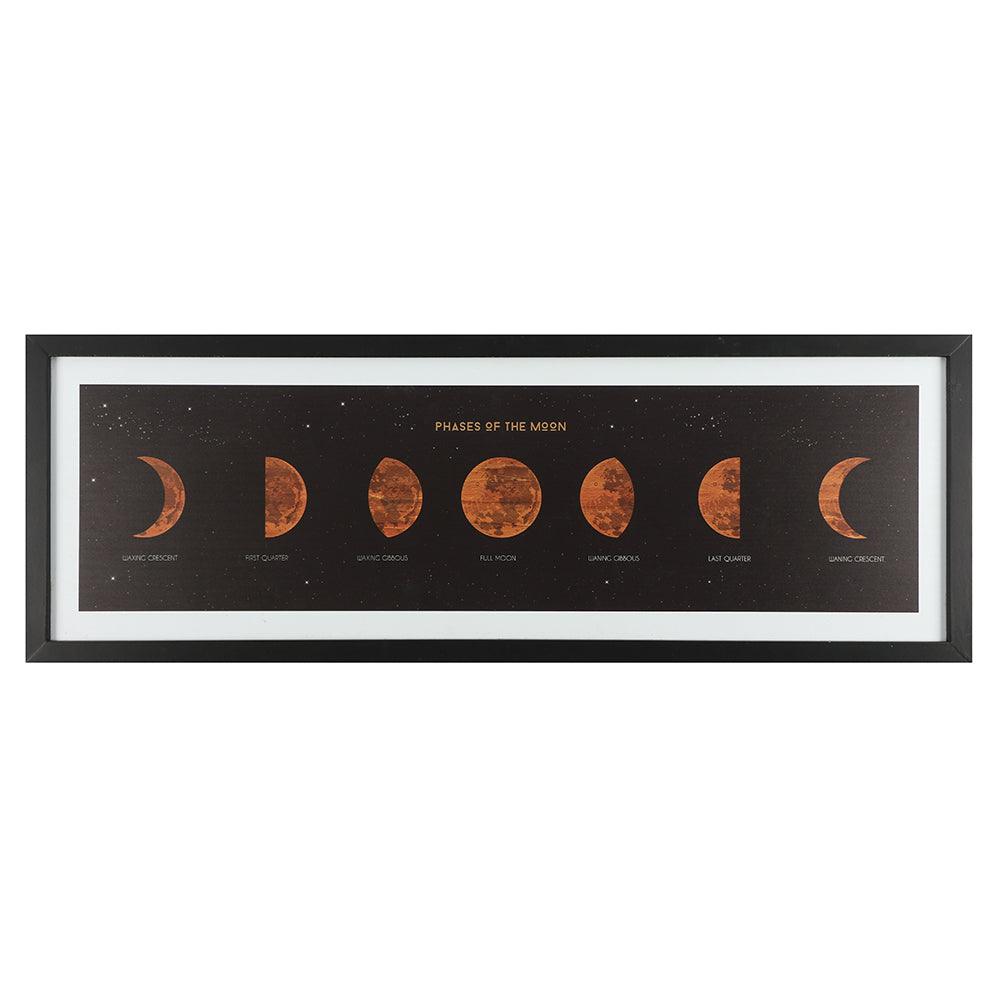 View Moon Phases Print in Frame information