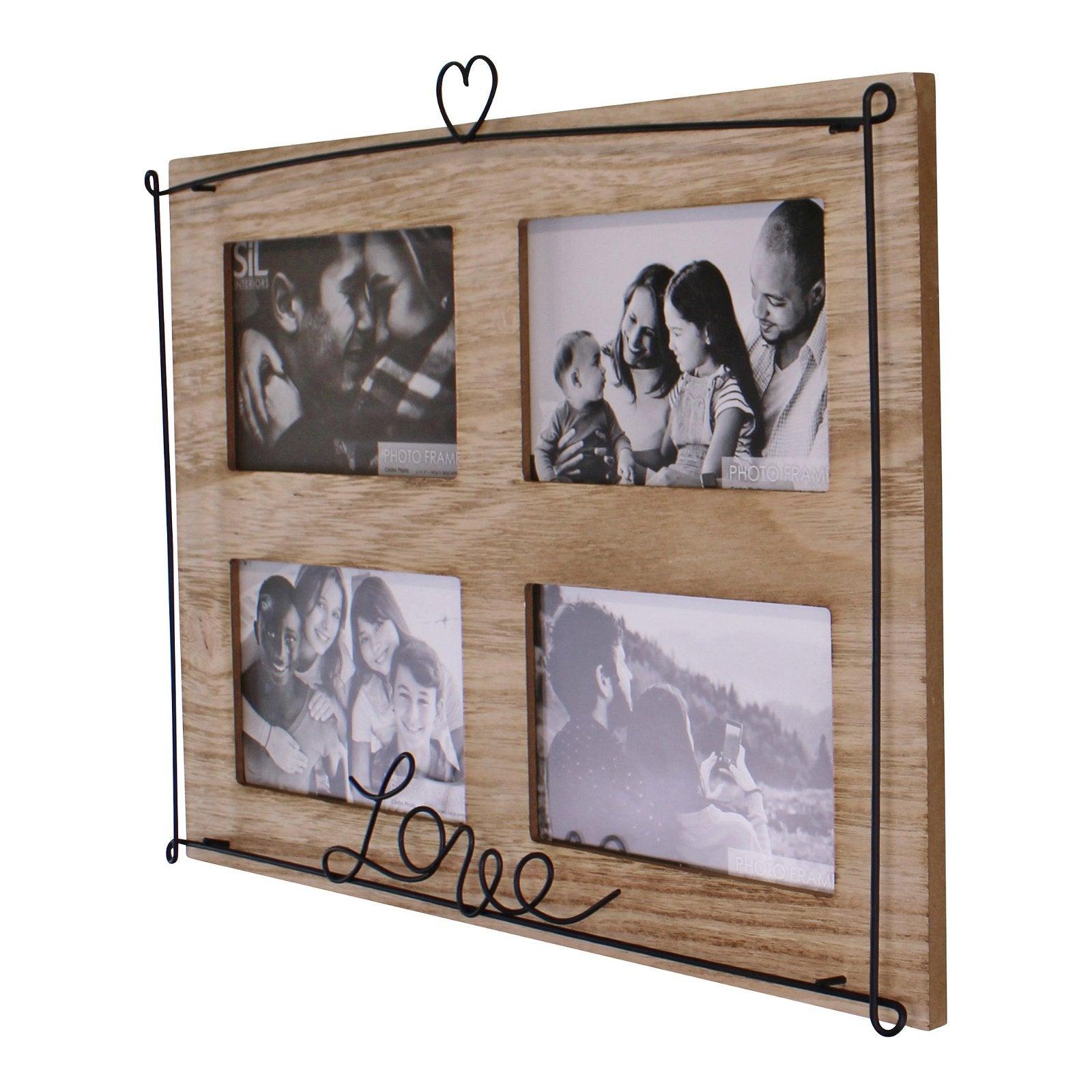 View Multi Photo Frame Holds 4 Photos Love Design information