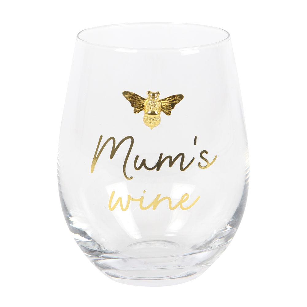 View Mums Wine Stemless Wine Glass information