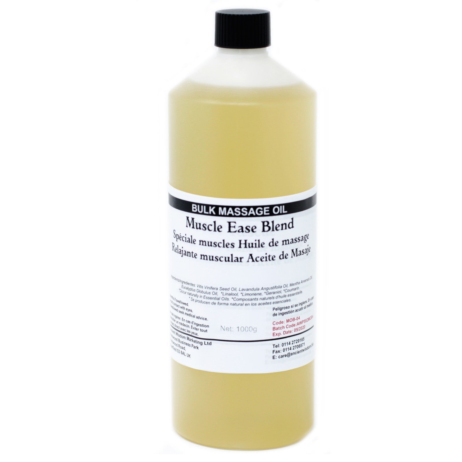 View Muscle Ease 1Kg Massage Oil information