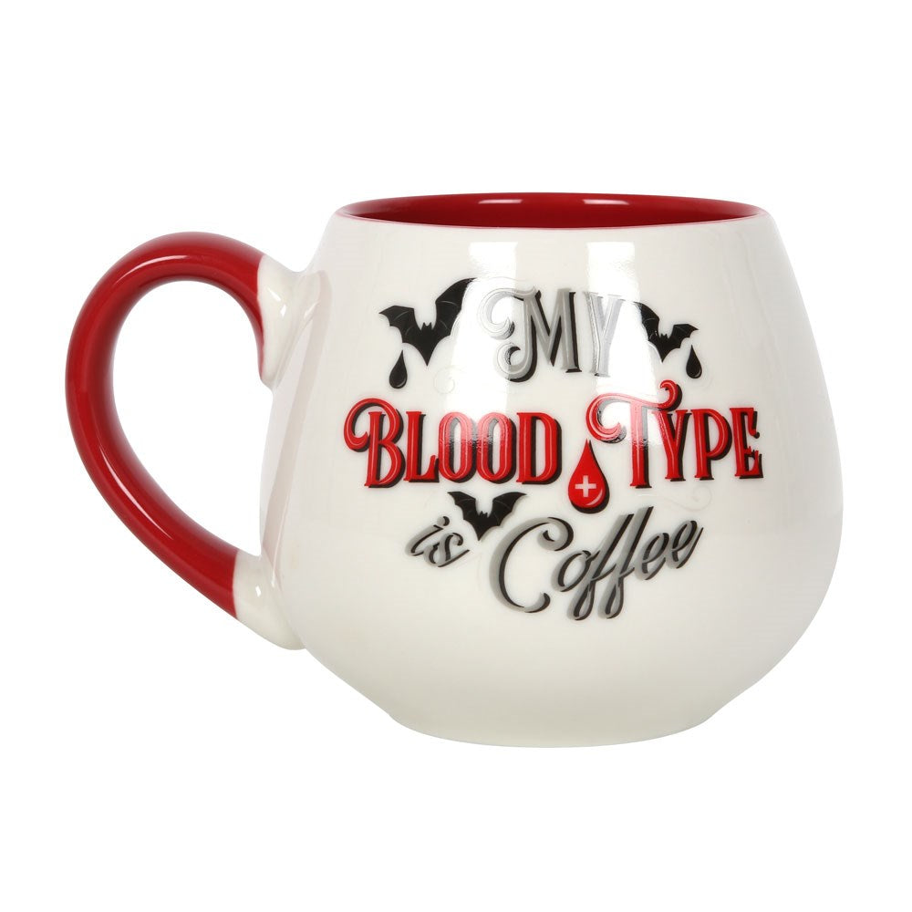 View My Blood Type is Coffee Rounded Mug information