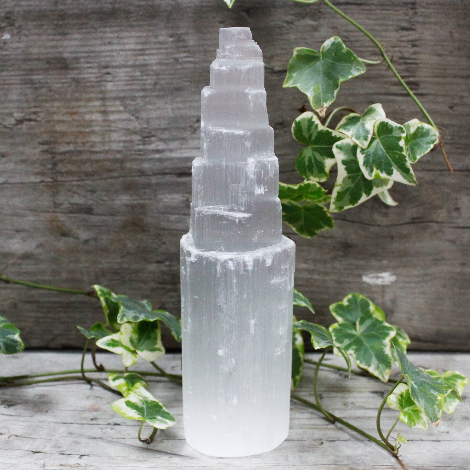 View Natural Selenite Tower 20 cm information