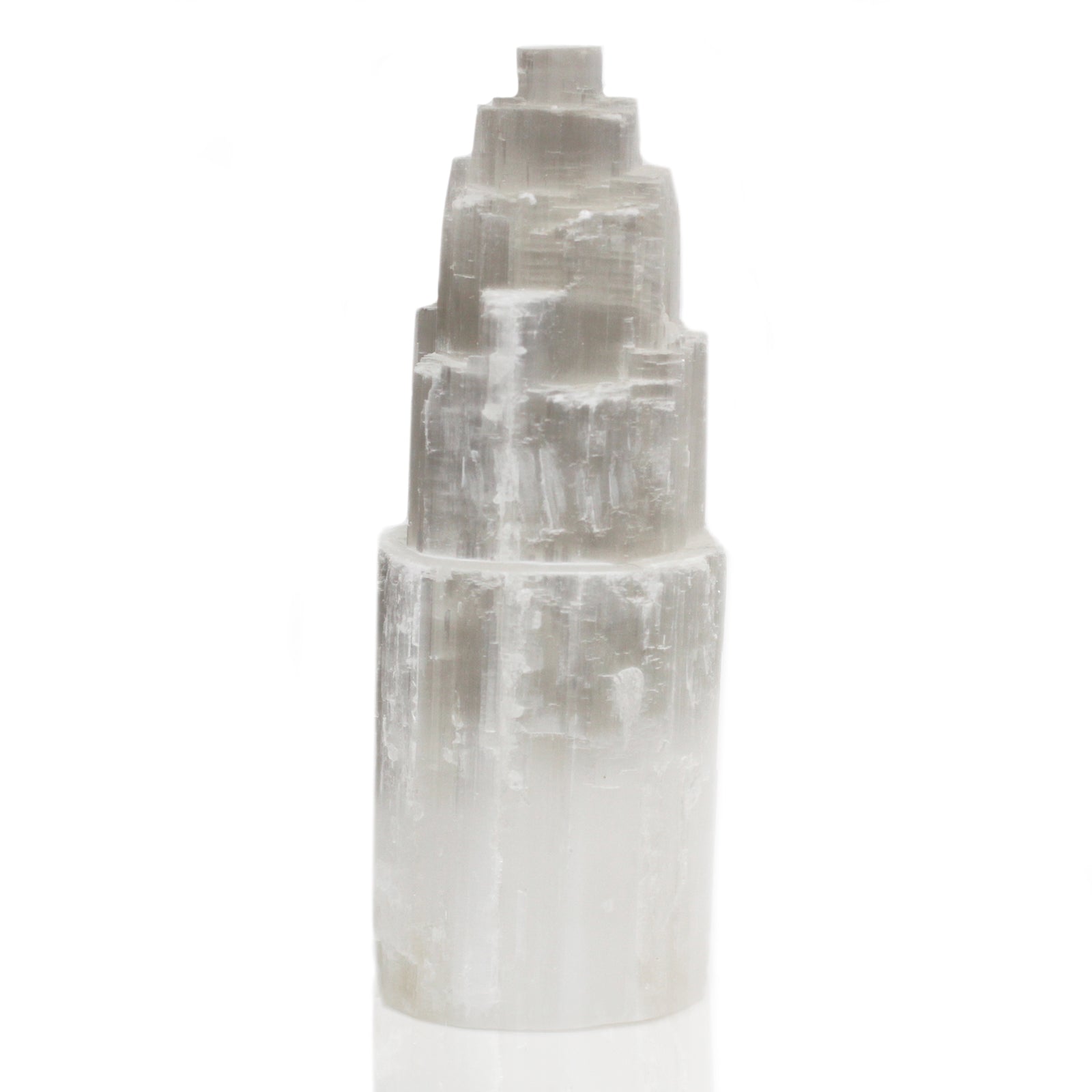 View Natural Selenite Tower Lamp 25 cm information