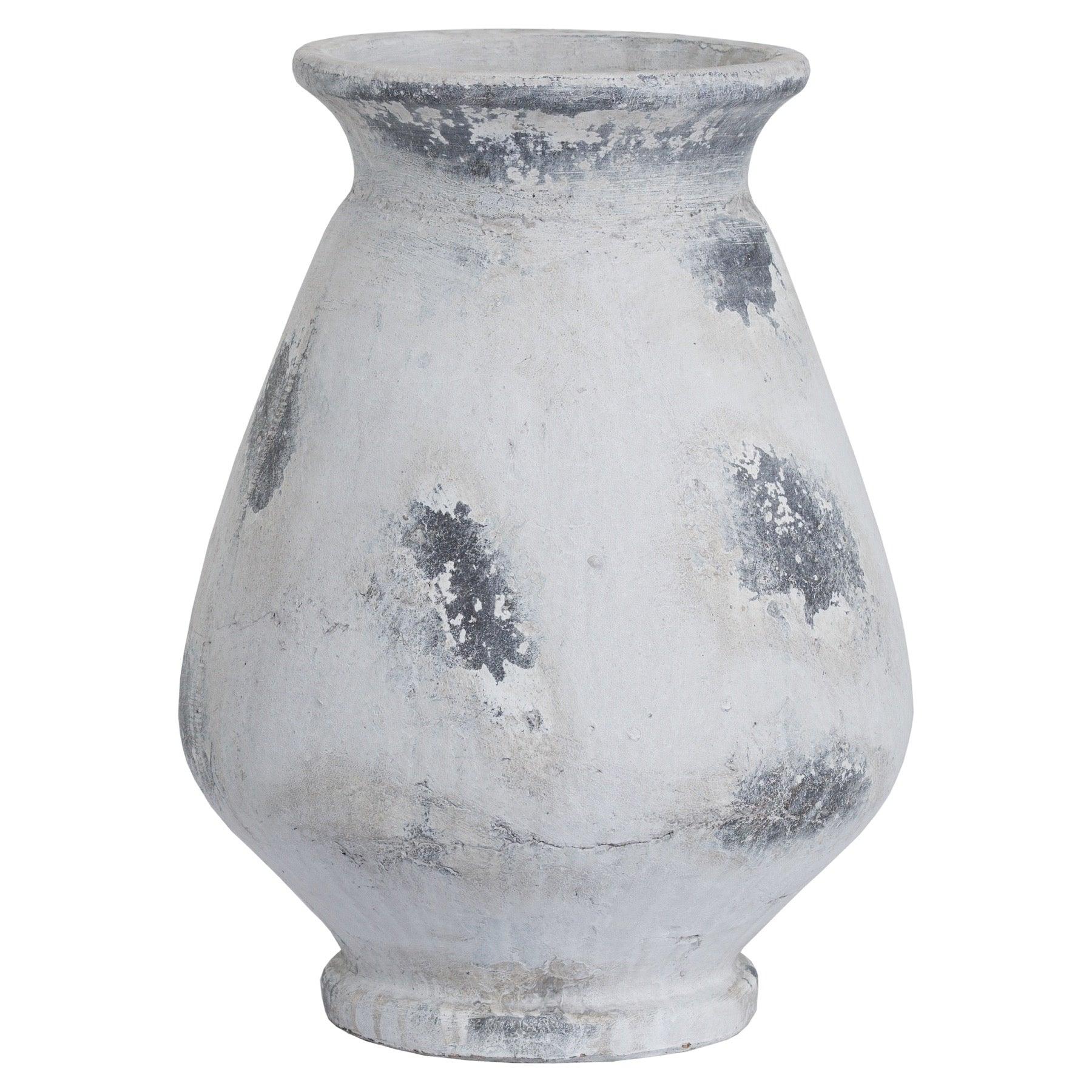 View Naxos Large Antique White Vase information