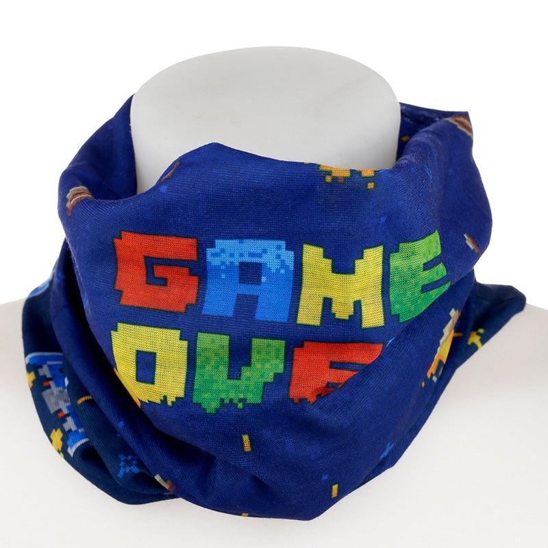 View Neck Warmer Tube Scarf Game Over information