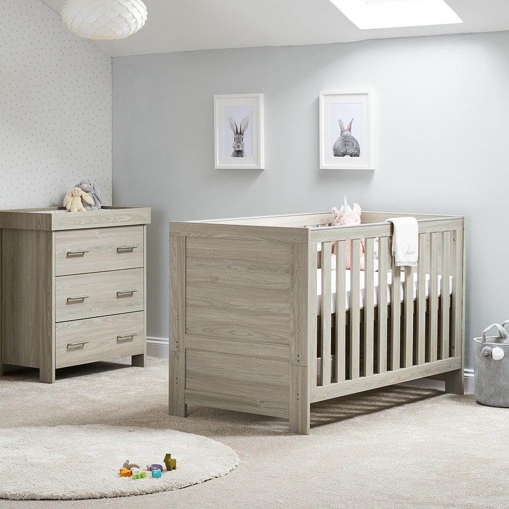 View Nika 2 Piece Baby Room Set Grey Wash information