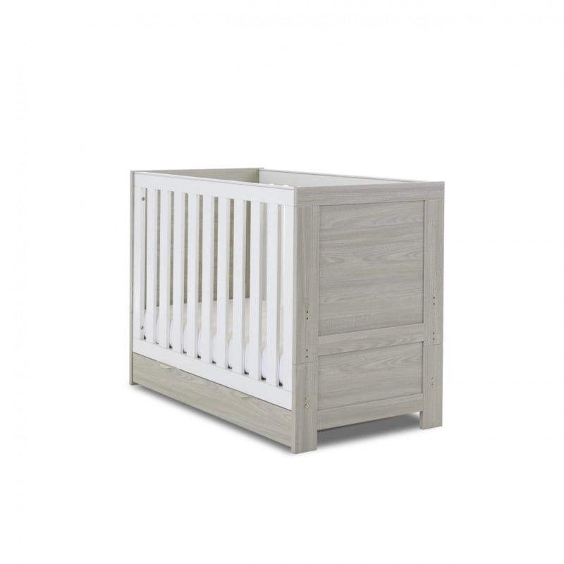 View Nika Cot Bed Under Drawer Grey Wash White information