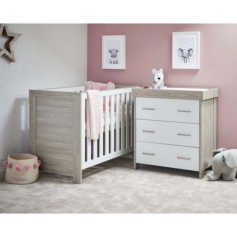 View Nika Mini 2 Piece Room Set Grey Wash White information