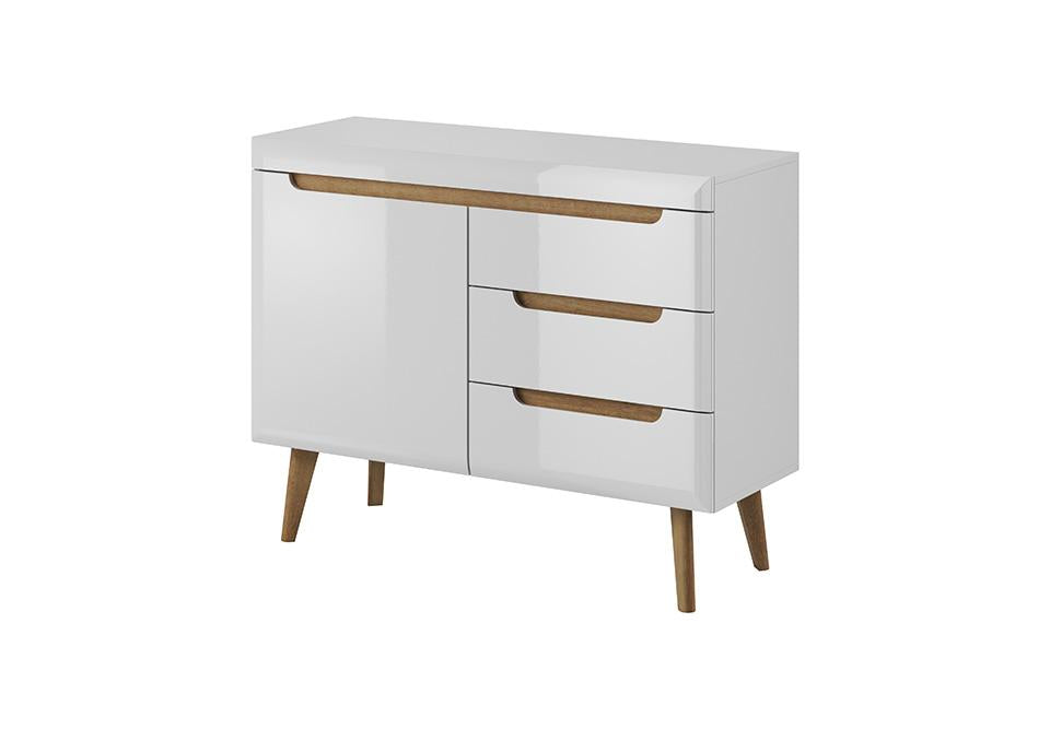 View Nordi Sideboard Cabinet 107cm White Gloss information