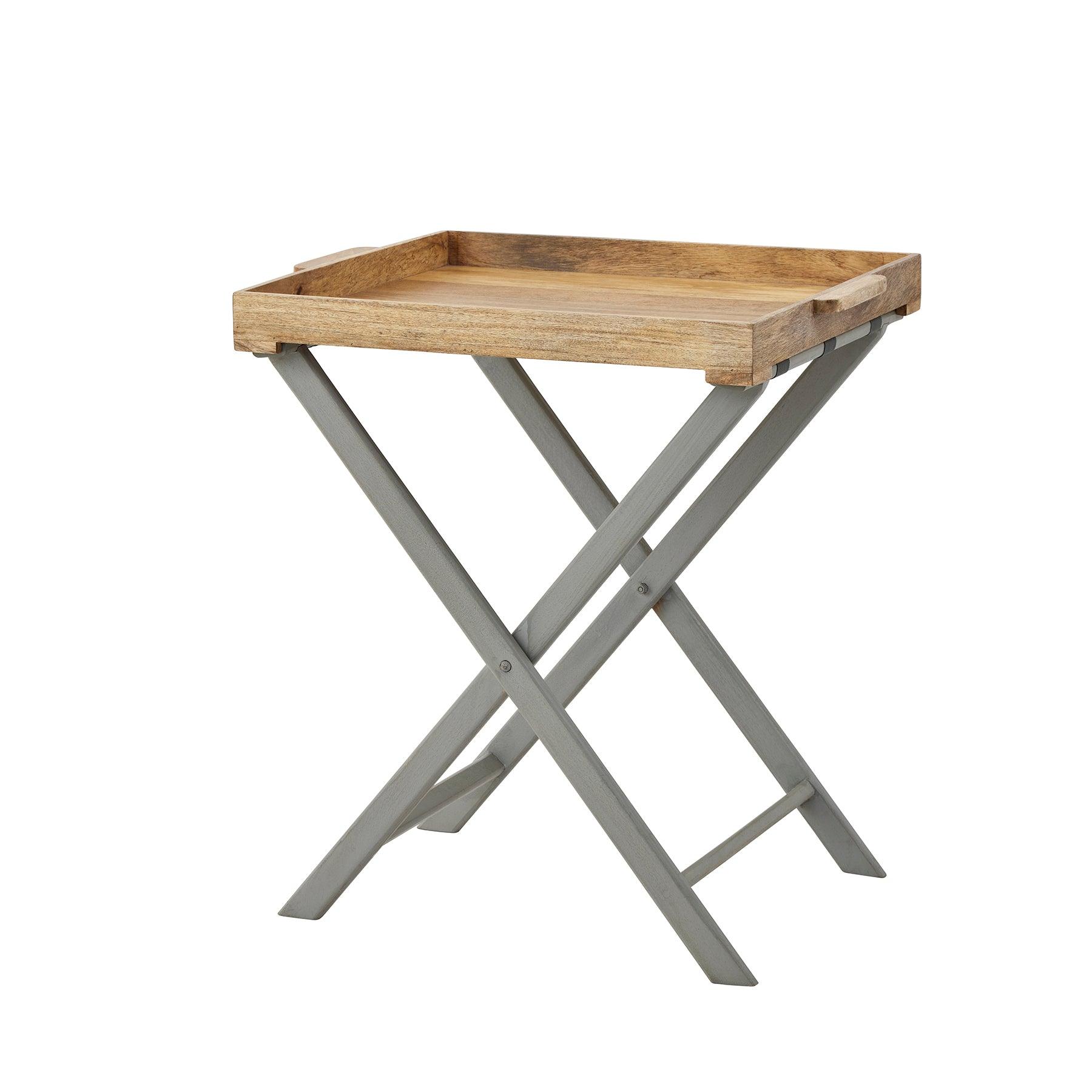 View Nordic Grey Collection Large Butler Tray Table information