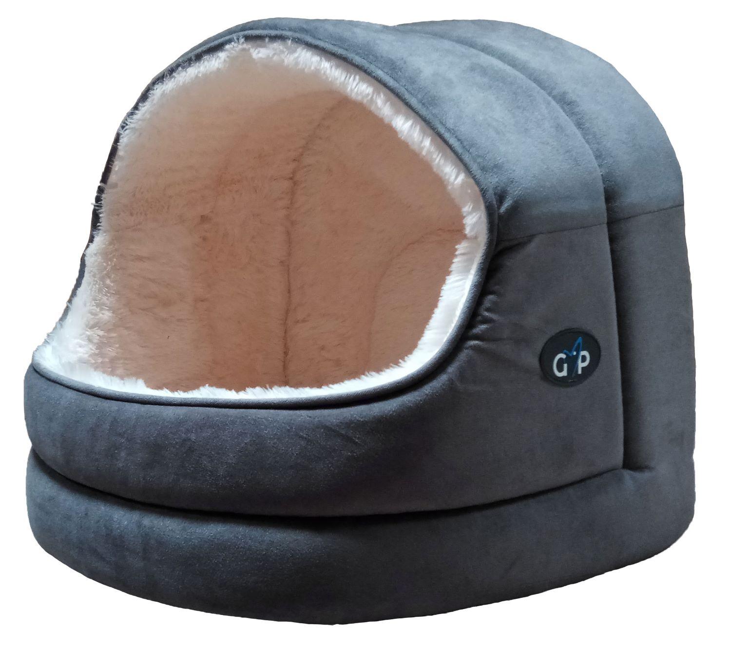 View Nordic Hooded Bed Grey Large information