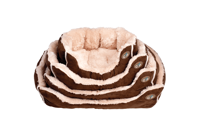 View Nordic Snuggle Bed Brown 50cm information