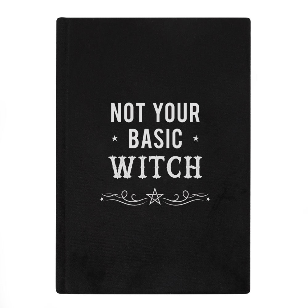 View Not Your Basic Witch Velvet A5 Notebook information