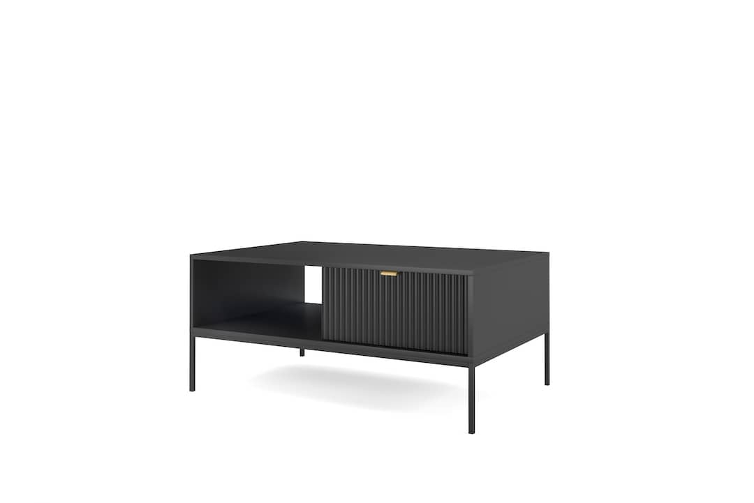 View Nova Coffee Table 104cm Black Matt 104cm information