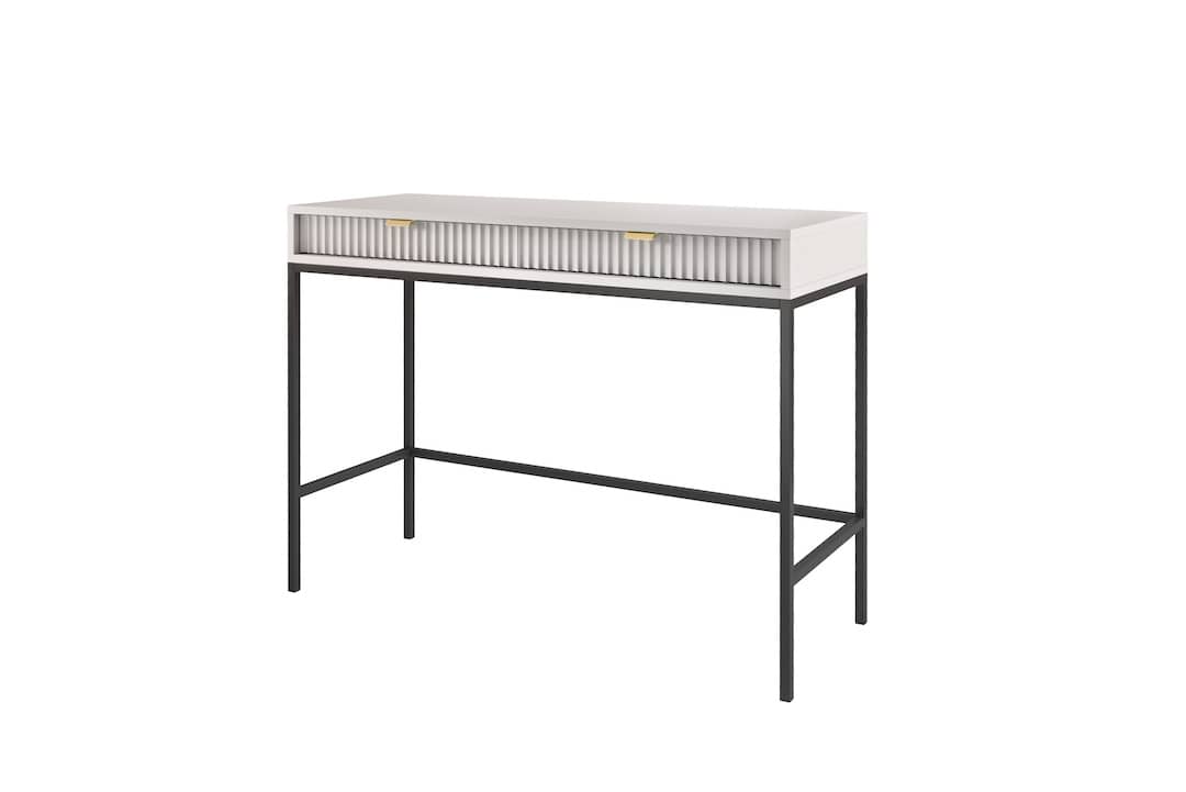 View Nova Desk 104cm Grey Matt 104cm information