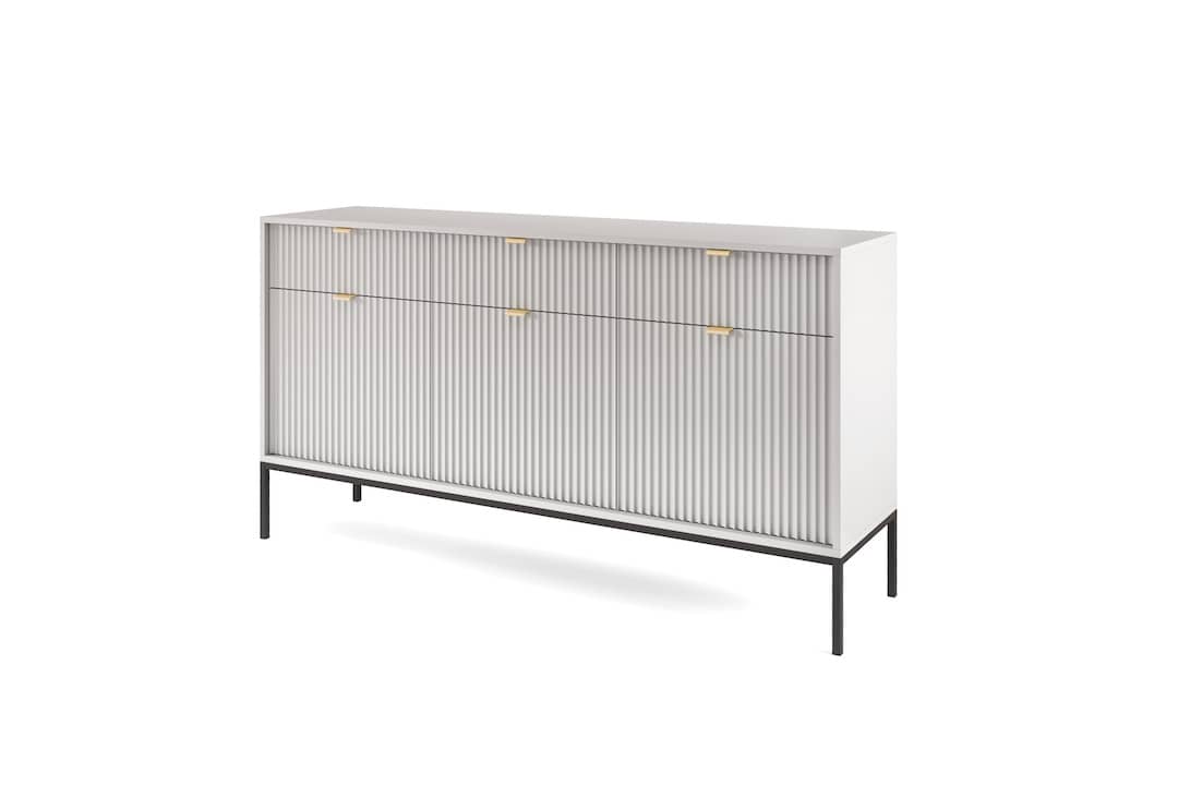 View Nova Large Sideboard Cabinet 154cm Grey Matt 154cm information