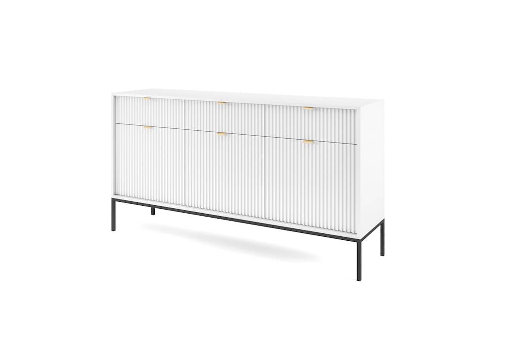 View Nova Large Sideboard Cabinet 154cm White Matt 154cm information