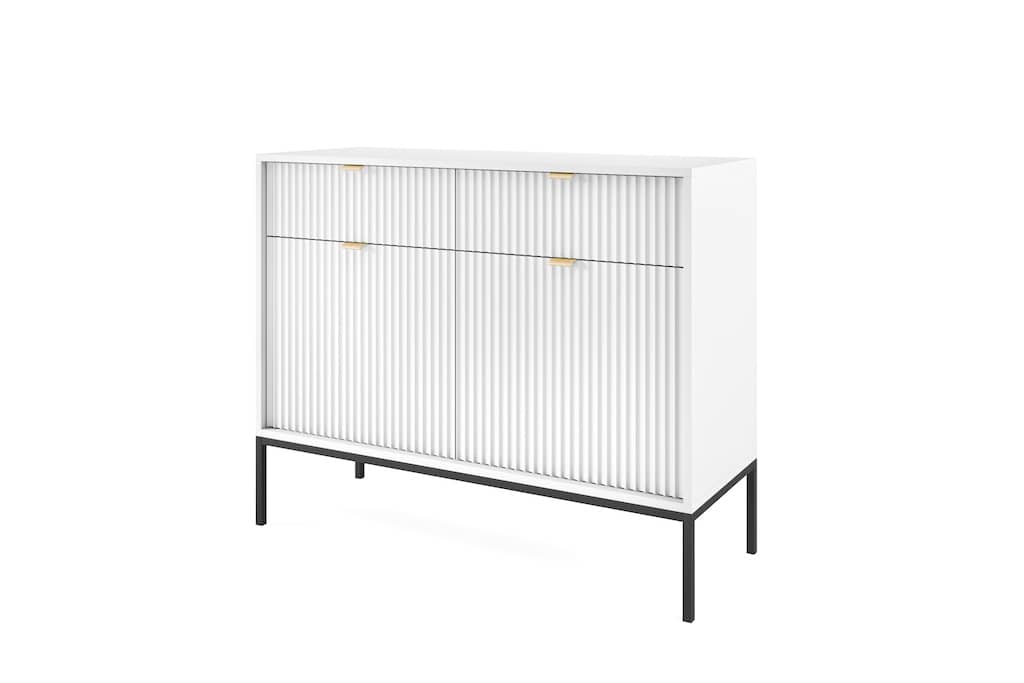 View Nova Sideboard Cabinet 104cm White Matt 104cm information