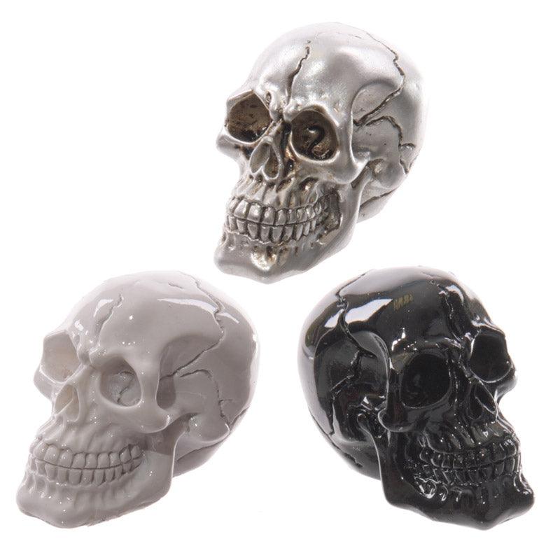 View Novelty Glossy Small Skull Ornament information