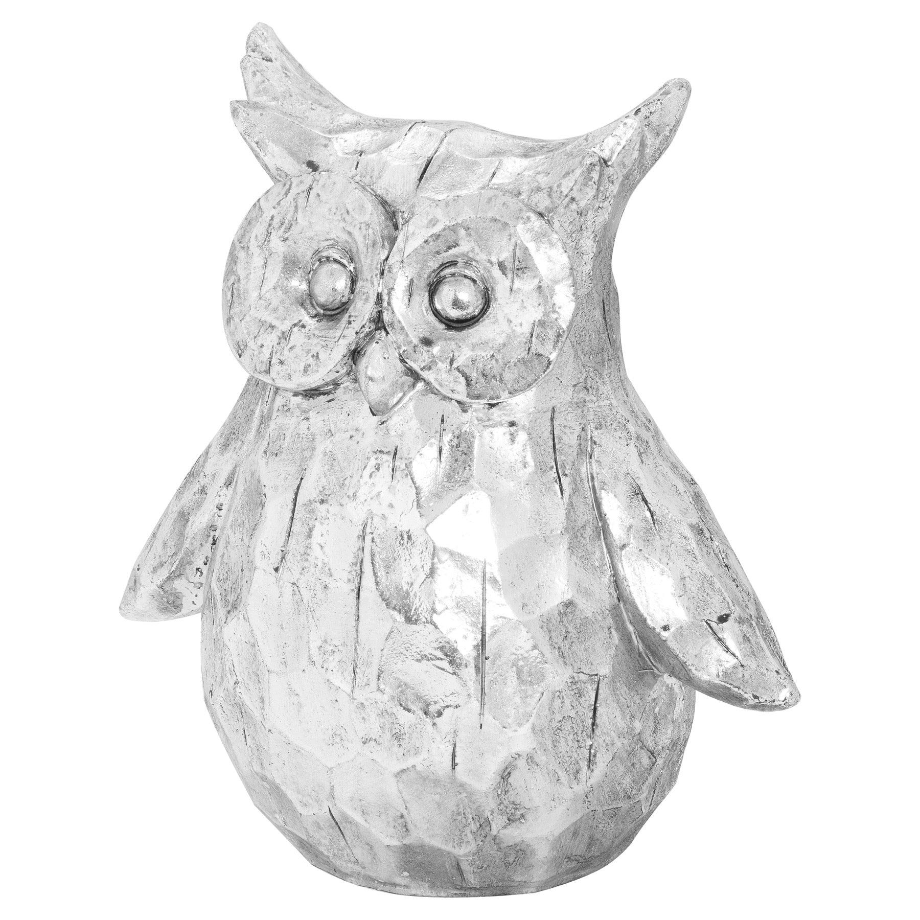 View Olive The Large Silver Ceramic Owl information