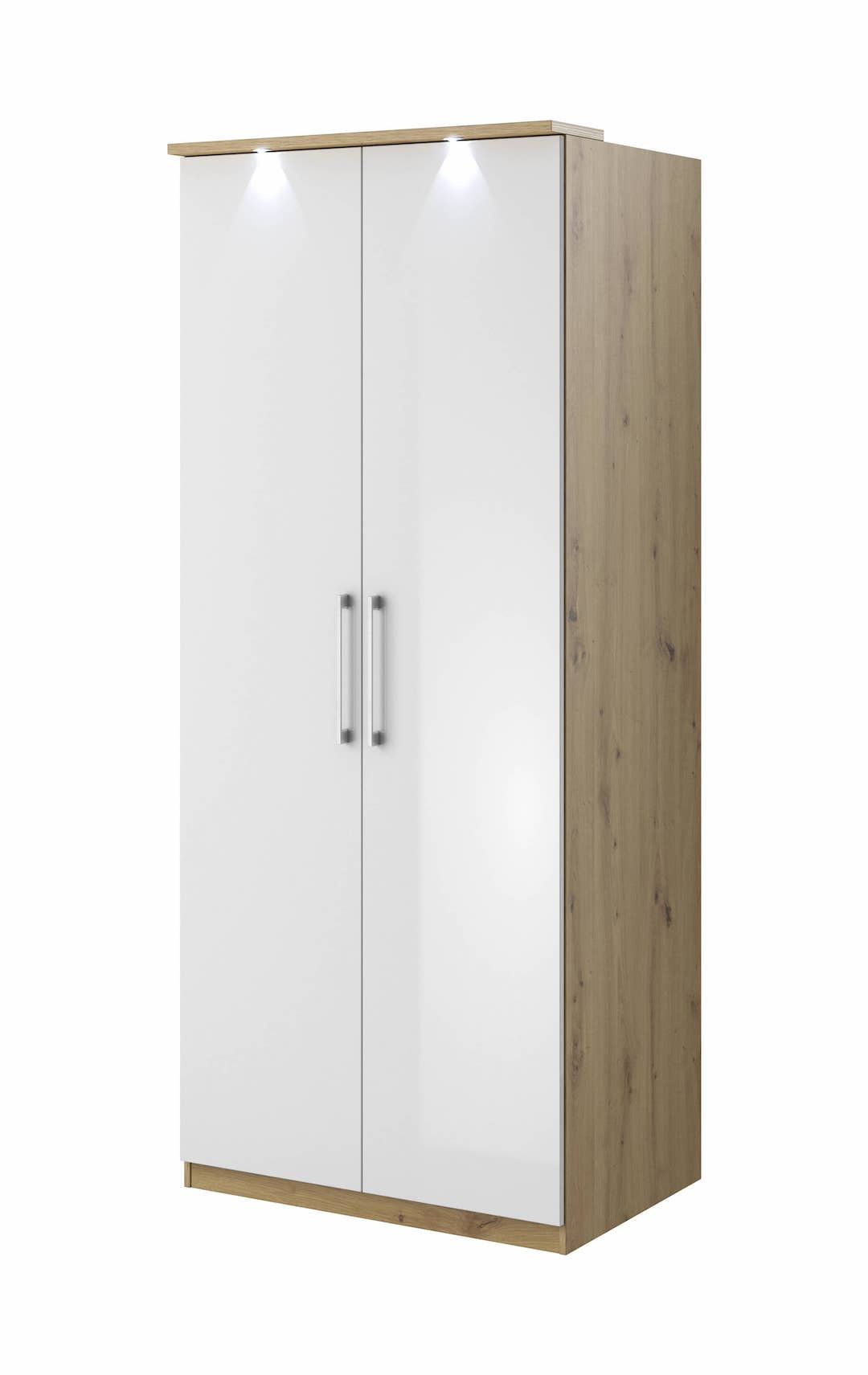 View Optima 18 2 Door Wardrobe Oak Artisan 90cm information