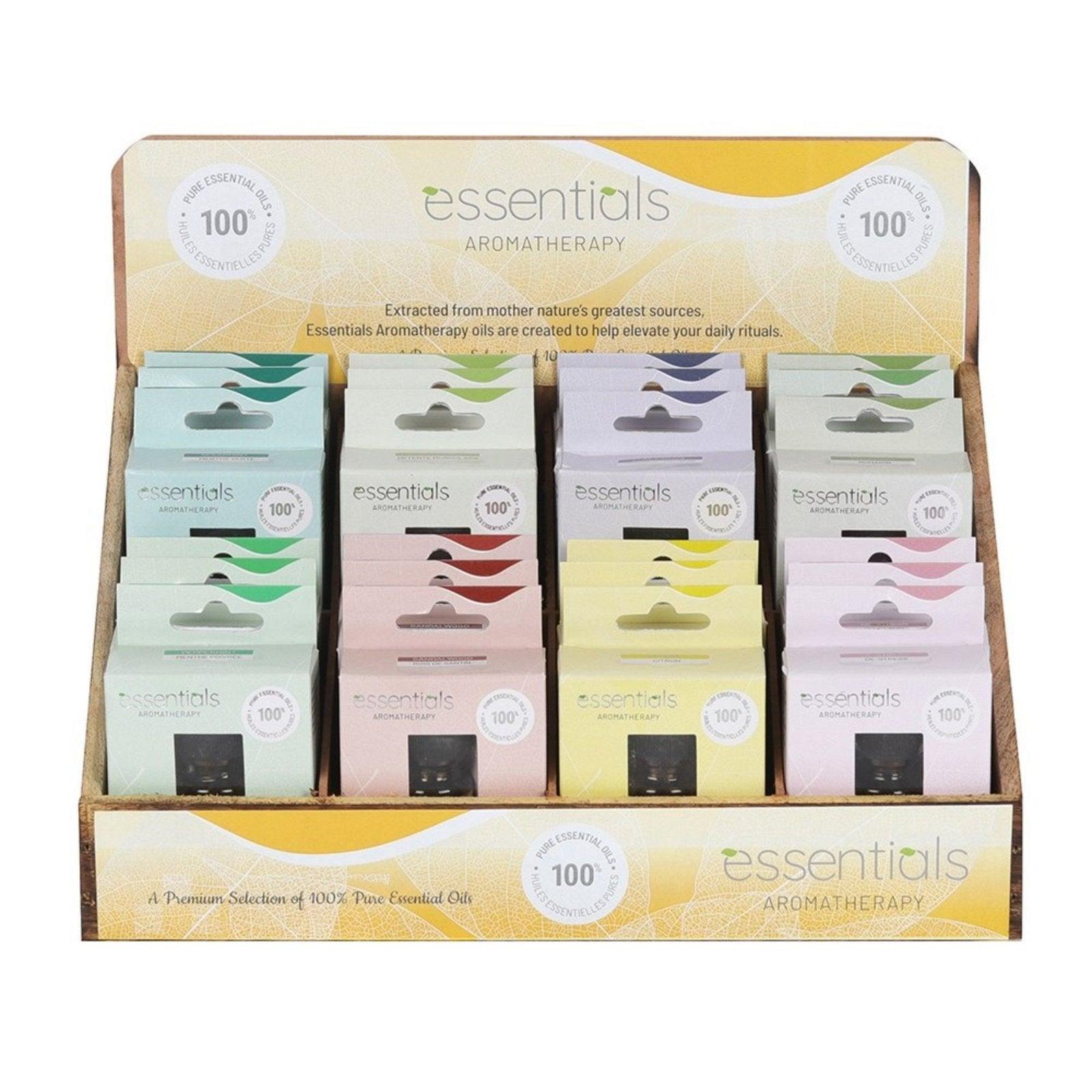 View Pack of 8 x 10ml Essentials Aromatherapy Oil information