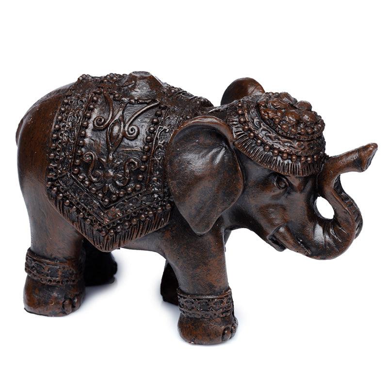 View Peace of the East Brushed Wood Effect Elephant information